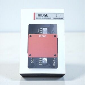 The Ridge Wallet for Men Slim Minimalist Compact Wallet and Card Holder RFID